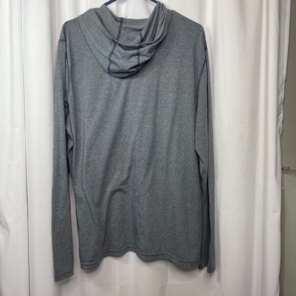 Under Armour women's XL extra light hoodie knit heat gear light weight gray - Picture 8 of 13